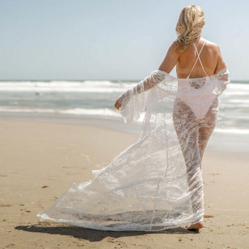 Boho Lace Swim Coverup