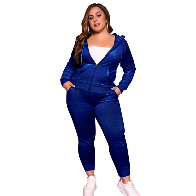Velvet Plus Size Set