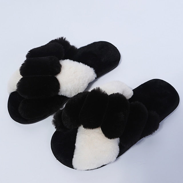 Soft Fluffy Plush Slippers