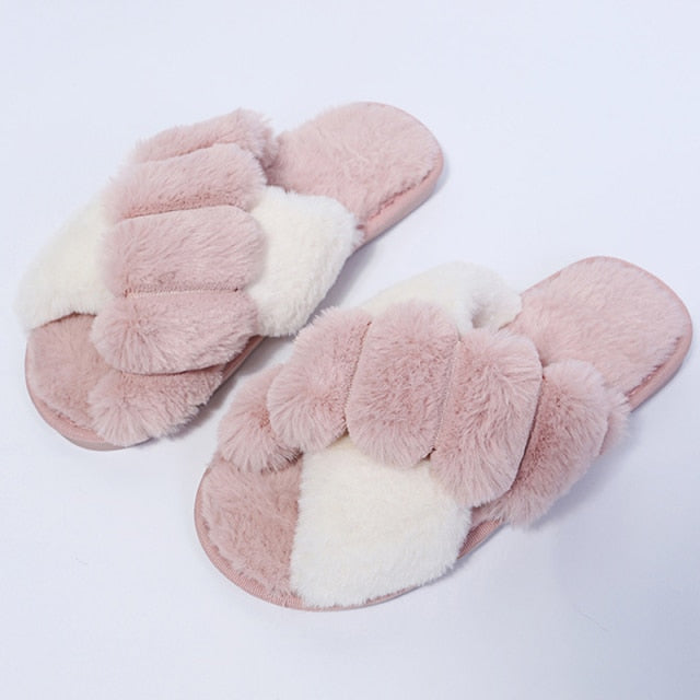 Soft Fluffy Plush Slippers