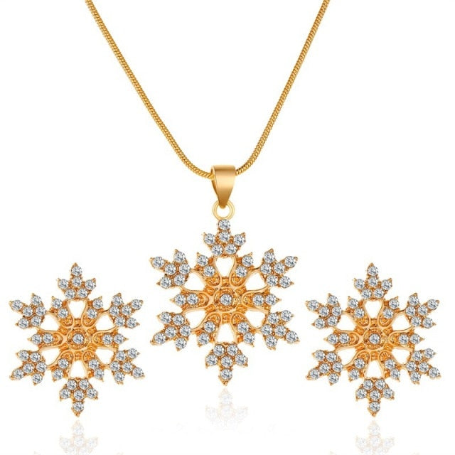Winter Wonderland Snowflake Jewelry Set