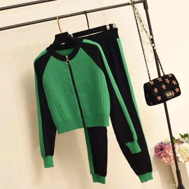 Cardigan Knit Set