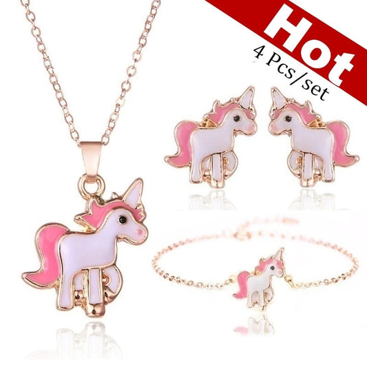 Unicorn Jewelry Set for Kids