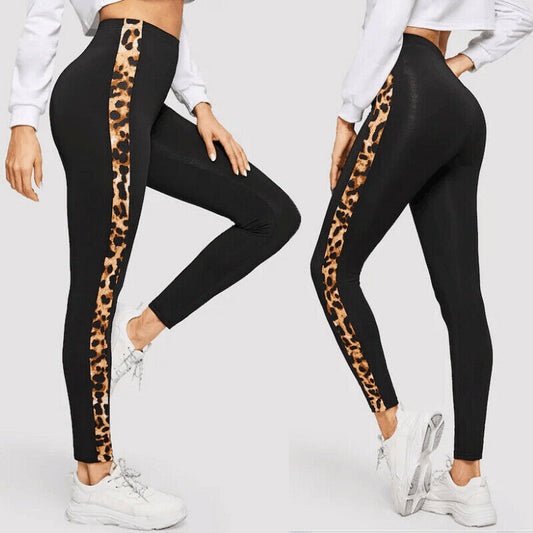 High Waist Leopard Print Leggings