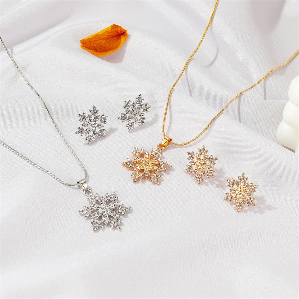 Winter Wonderland Snowflake Jewelry Set