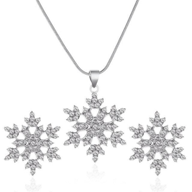Winter Wonderland Snowflake Jewelry Set
