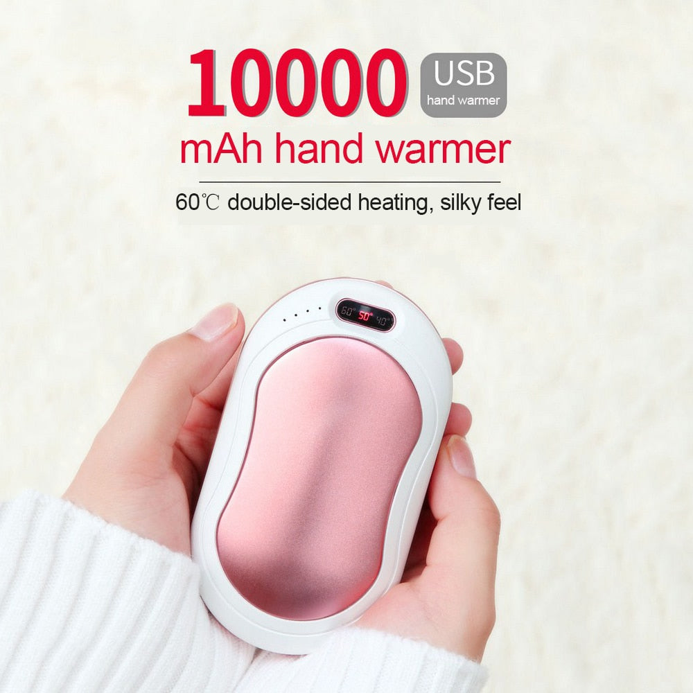 Winter Mini Hand Warmer USB Rechargeable LED