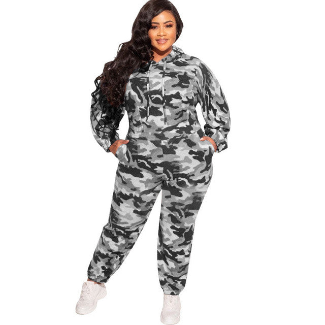 Camouflage Two Piece Set